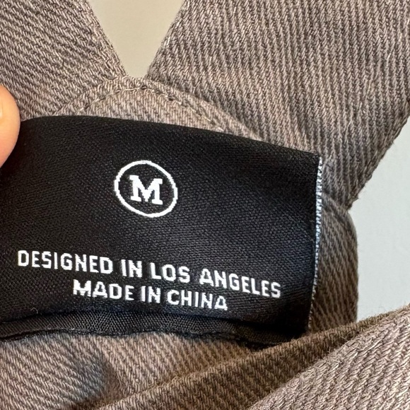 Miou Muse Cotton Linen Jumpsuit Size Medium - Picture 9 of 11